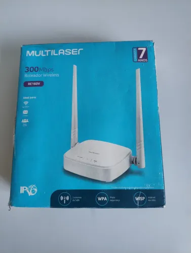 Roteador Wireless Multilaser RE160V de 300Mbps novo