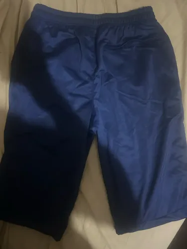 bermuda esportiva oxer, azul. Nova.