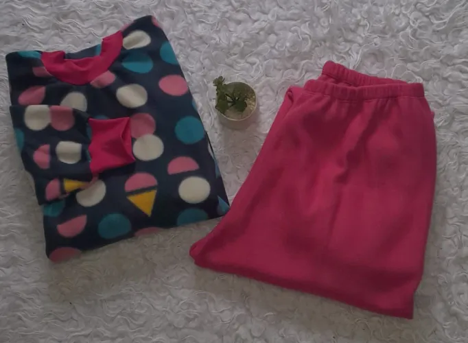 Pijama de soft,adulto e infantil 