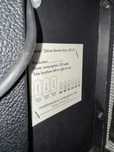65 Fender Deluxe Reverb + Alnico Speaker