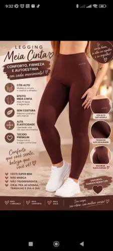Legging sem costura
