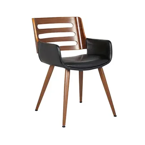 Conjunto 8 Cadeiras com braço de Jantar Design Rute em Madeira (Estado de Nova)