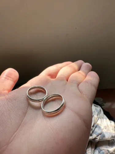 Alianças de prata Vivara