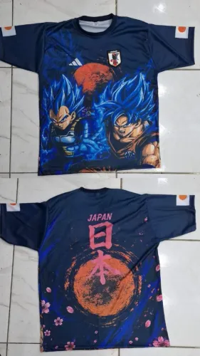 Camisa de Futebol Japão - Manga Curta - Unissex - Tamanho M