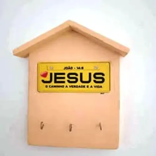 Porta chaves  evangélico  "JESUS"