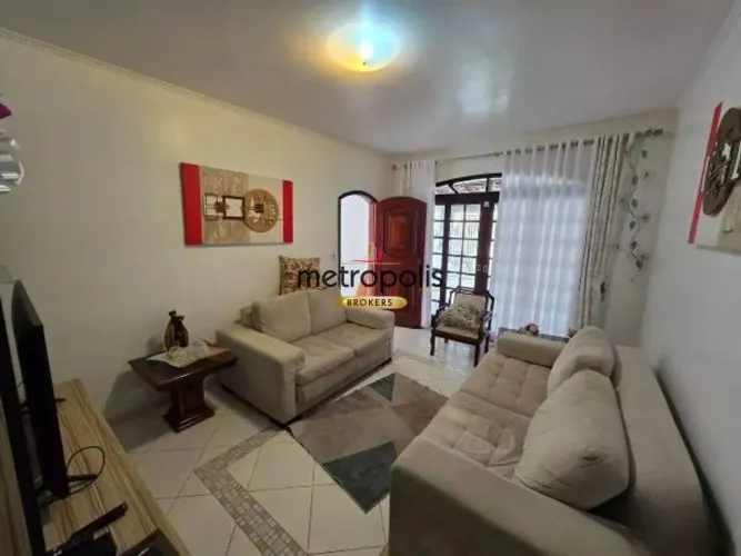 Sobrado com 3 dormitórios à venda, 209 m² por R$ 780.000,00 - Vila Bocaina - Mauá/SP