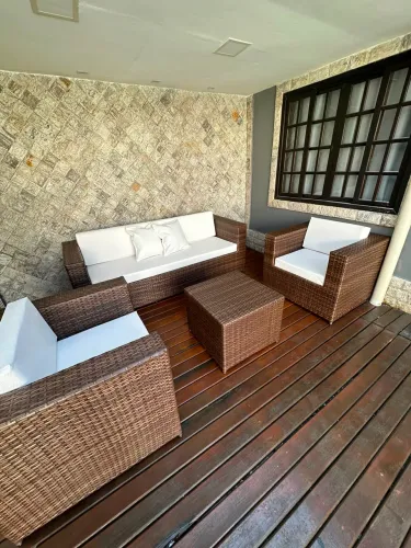     Conjunto de Área Externa + Chaise | Super Novo | Apenas 9 Meses de Uso