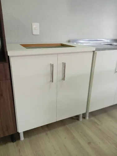 Balcão Cooktop Branco