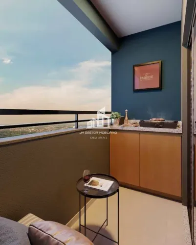 Apartamento 2 Dorm com suíte e varanda, Vila Laredo