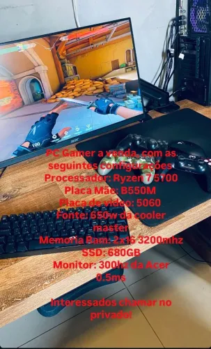 PC GAMER A VENDA NO PREÇO