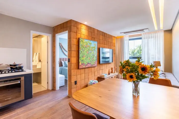 Apartamento com 01 Quarto e Mobiliado com Ótima Líquidez no Centro de Porto
