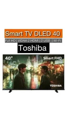 Smart TV 40"? Toshiba DLED Full HD na caixa nota fiscal e garantia em meu nome!