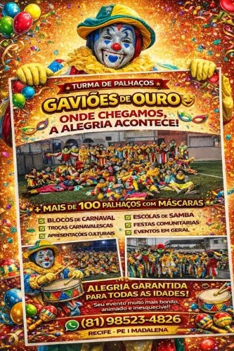 TURMA DE PALHAÇOS GAVIÕES DE OURO