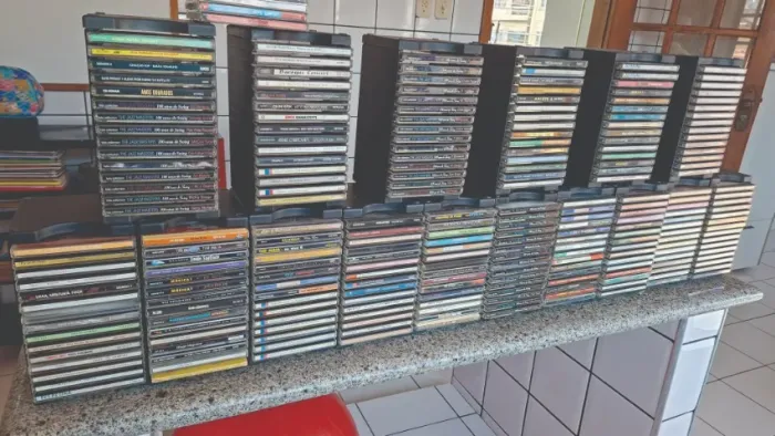 Coleção de CDs