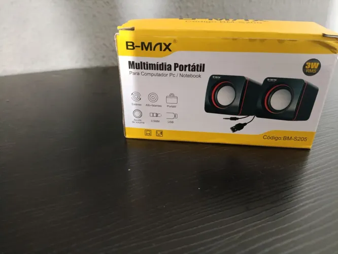 Caixa de Som B-MAX BM-S205 - NOVA