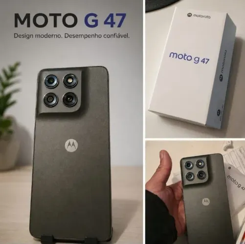 Celular Moto G47 Novo na Caixa, Nota Fiscal + Garantia de 1 ano.