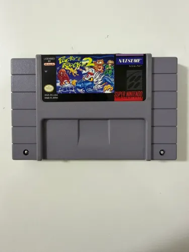 Pocky & Rocky 2 SNES Super Nintendo - Original Natsume (Raro)