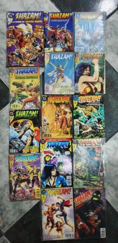 SHAZAM! 0-12 + SHAZAM A ORIGEM DO CAPITÃO MARVEL Ed. Especial coleção completa 1996