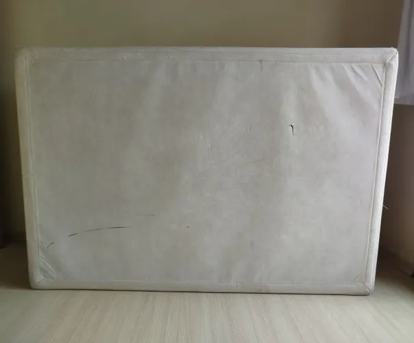 Cama box e colchão semi casal