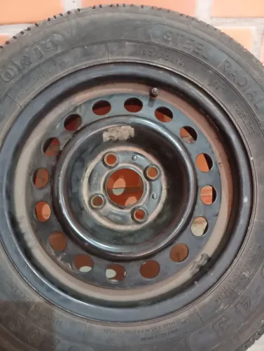 Roda ferro Aro 14 Clio Sandero Logan 4 Furos 