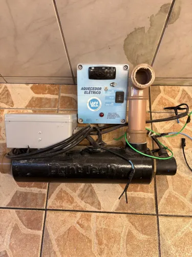 Aquecedor elétrico 220v para piscina até 30 mil litros de água 