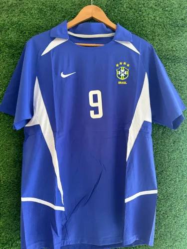 Camisa Seleção brasileira 2002 azul - Ronaldo 