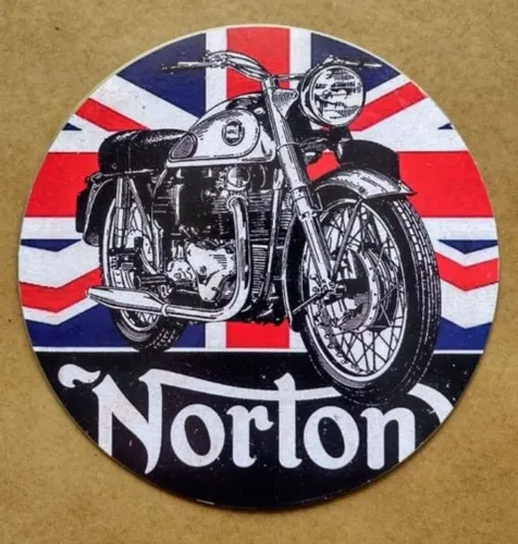 Placa Decorativa em Metal Norton