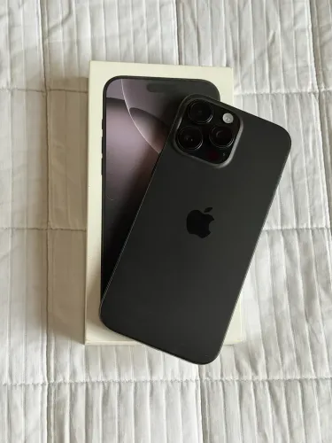 iPhone 16 Pro Max 512 GB Preto Excelente estado Caixa Original com película e capa