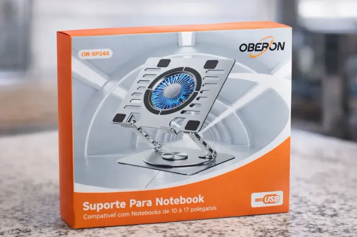 SUPORTE para Notebook com Cooler - Oberon OR-SP244 | NOVO