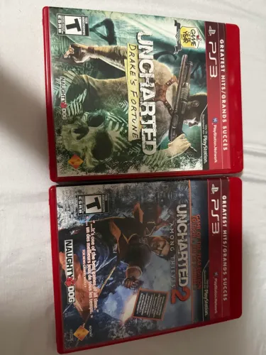 KIT UNCHARTED DRAKE?S FORTUNE E UNCHARTED 2 (PS3 ORIGINAL)