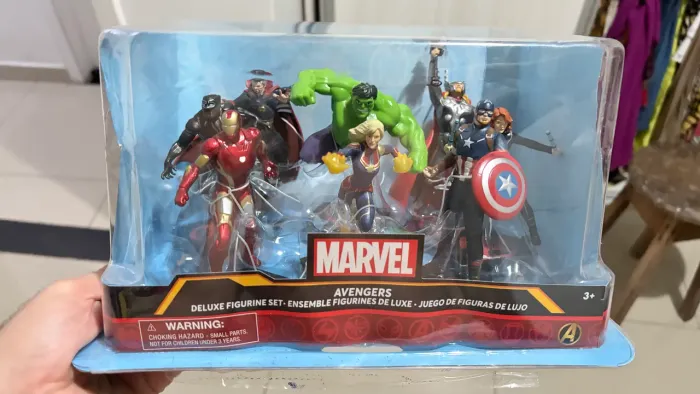 Set bonecos Marvel Avangers colecionáveis