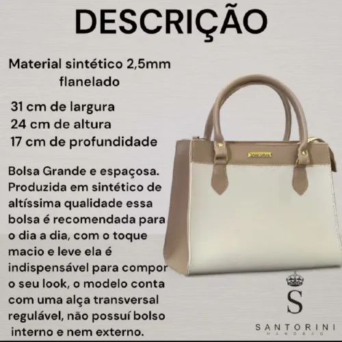 Bolsa grande Santorini Handbag