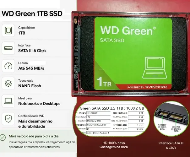 SSD 1TB WD