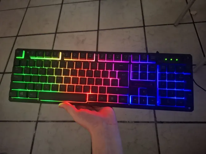 Teclado Gamer com LED RGB - Funcionando Perfeitamente