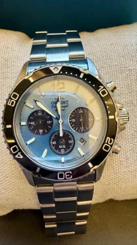 Relógio Orient Panda Azul 