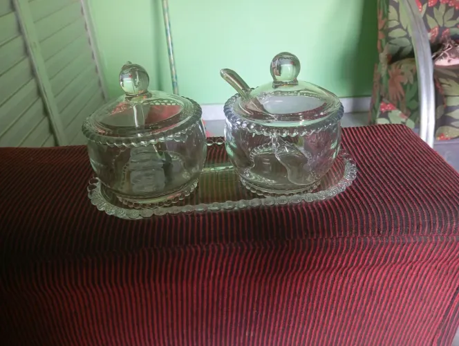 Kit açucareiro + Meleira +travessa