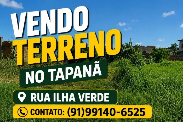 Terreno no Tapanã /Rua Ilha verde - Valor R$15 mil