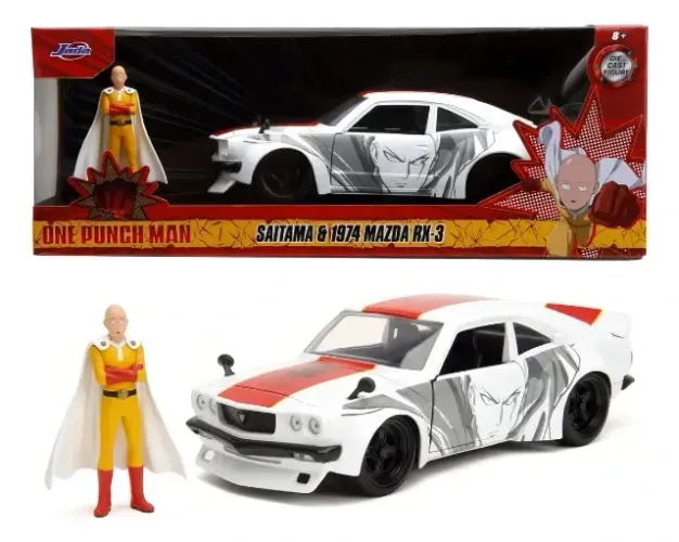 Saitama E 1974 Mazda Rx-3 - One Punch Man - 1/24 - Jada