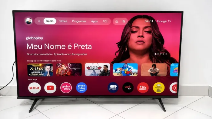 TV tcl top pra quem quer video game imagem top áudio muito bom