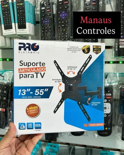 Suporte Articulado para Tv 13 - 55 32cm de Distância da Parede