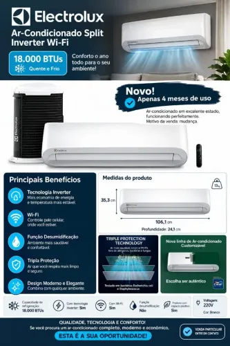 Vendo Ar condicionado novo ou troco por Vidio Game EX box oneX se estiver novo