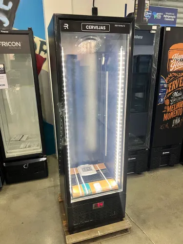 Cervejeira slim 250 litros full black nova pronta entrega 