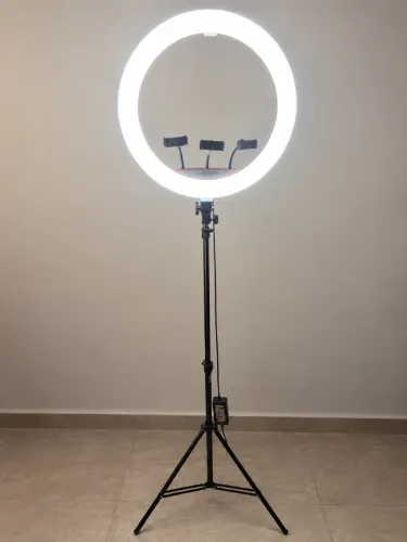 Ring Light 22" Gigante RGB Luz Criação de Conteúdo