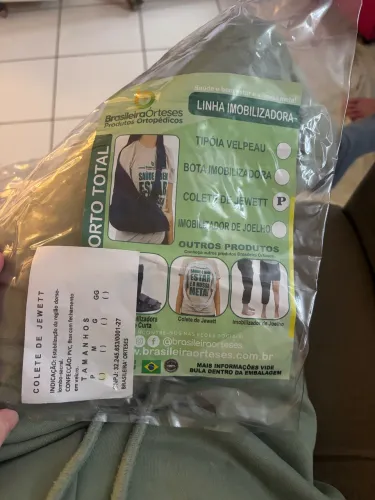 Colete ortopédico jewett