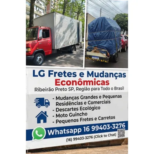 Fretes/Carretos/Mudanças Econômicas Ribeirão e Região 
