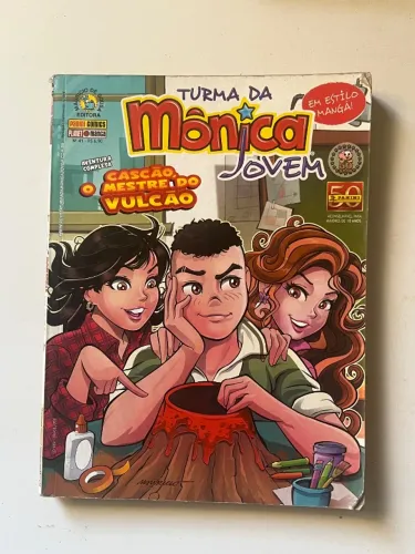 Gibi Turma da Monica Jovem Cascão, o Mestre do Vulcão
