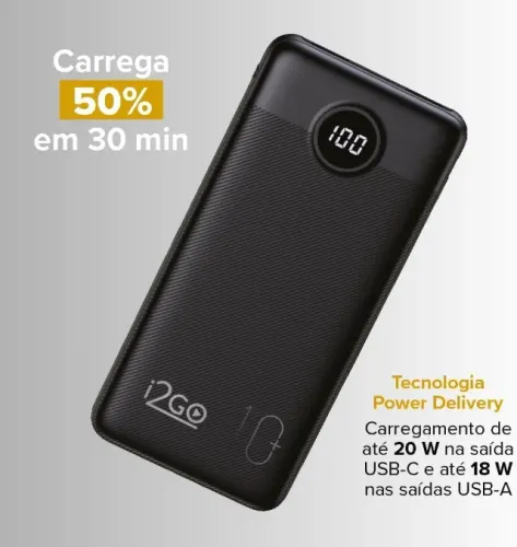 Carregador Portátil (Power Bank)