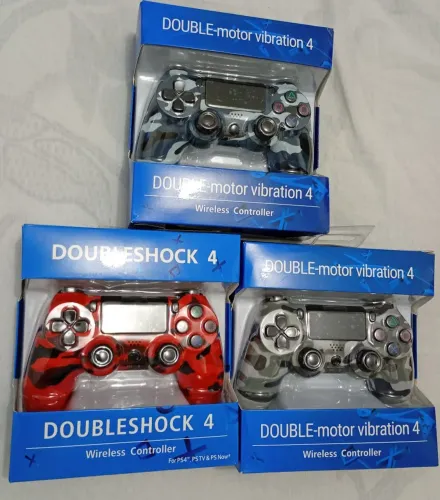 Controle Camuflados PS4,TV,PC e Celular bluetooth novo