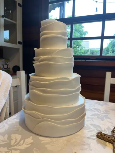 Bolo fake casamento