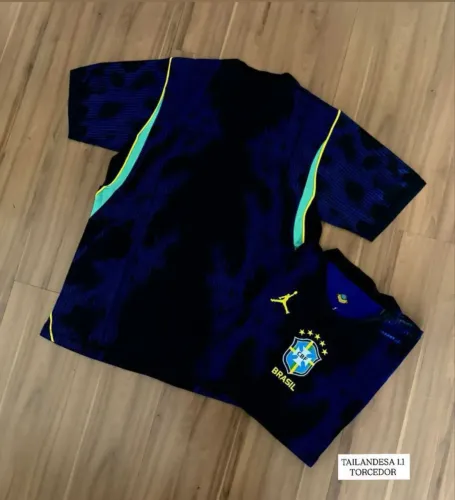 Camisa Jordan brasil azul modelo torcedor